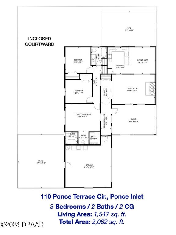 Ponce Inlet, Florida, 32127, United States, 3 Bedrooms Bedrooms, ,2 BathroomsBathrooms,Residential,Forsale,1918887
