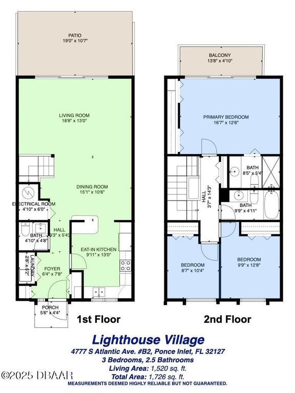 Ponce Inlet, Florida, 32127, United States, 3 Bedrooms Bedrooms, ,2.5 BathroomsBathrooms,Residential,Forsale,1919182