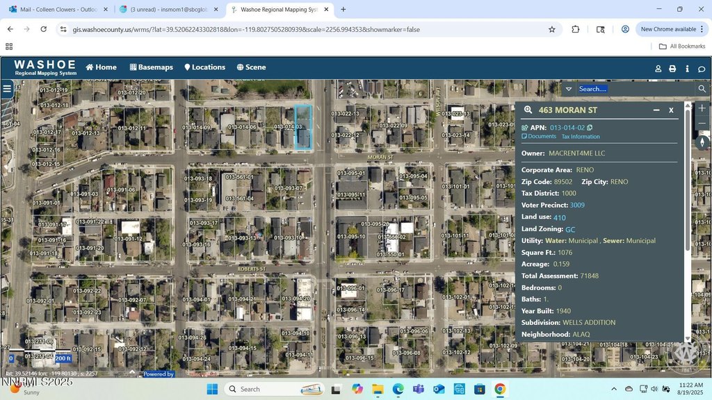 Reno, Nevada, 89502, United States, ,Residential,Forsale,1936794