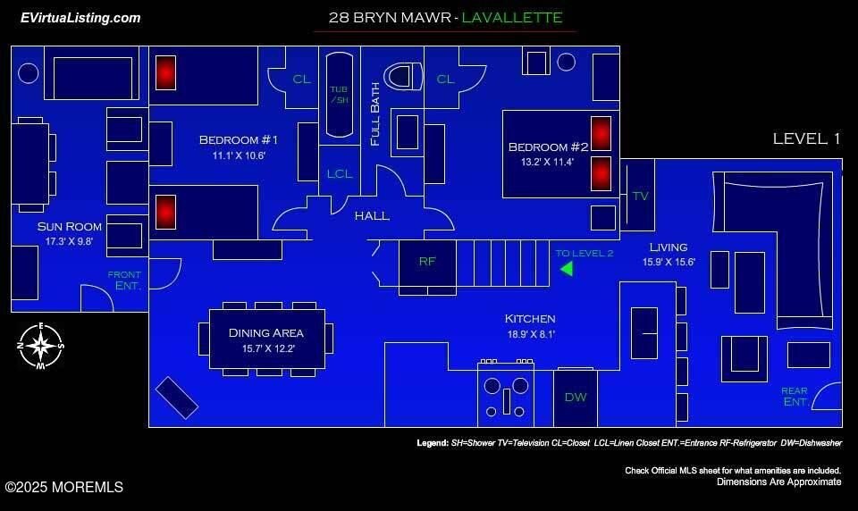 Lavallette, New Jersey, 08735, United States, 5 Bedrooms Bedrooms, ,3 BathroomsBathrooms,Residential,Forsale,1936816