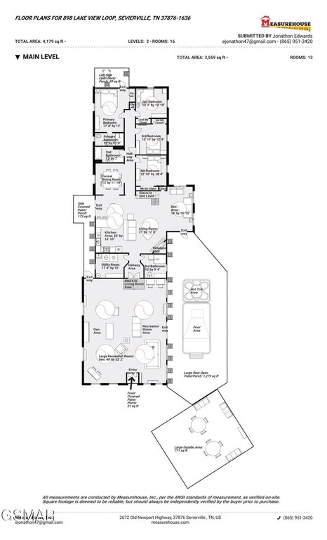 Sevierville, Tennessee, 37876, United States, 4 Bedrooms Bedrooms, ,4 BathroomsBathrooms,Residential,Forsale,1960230