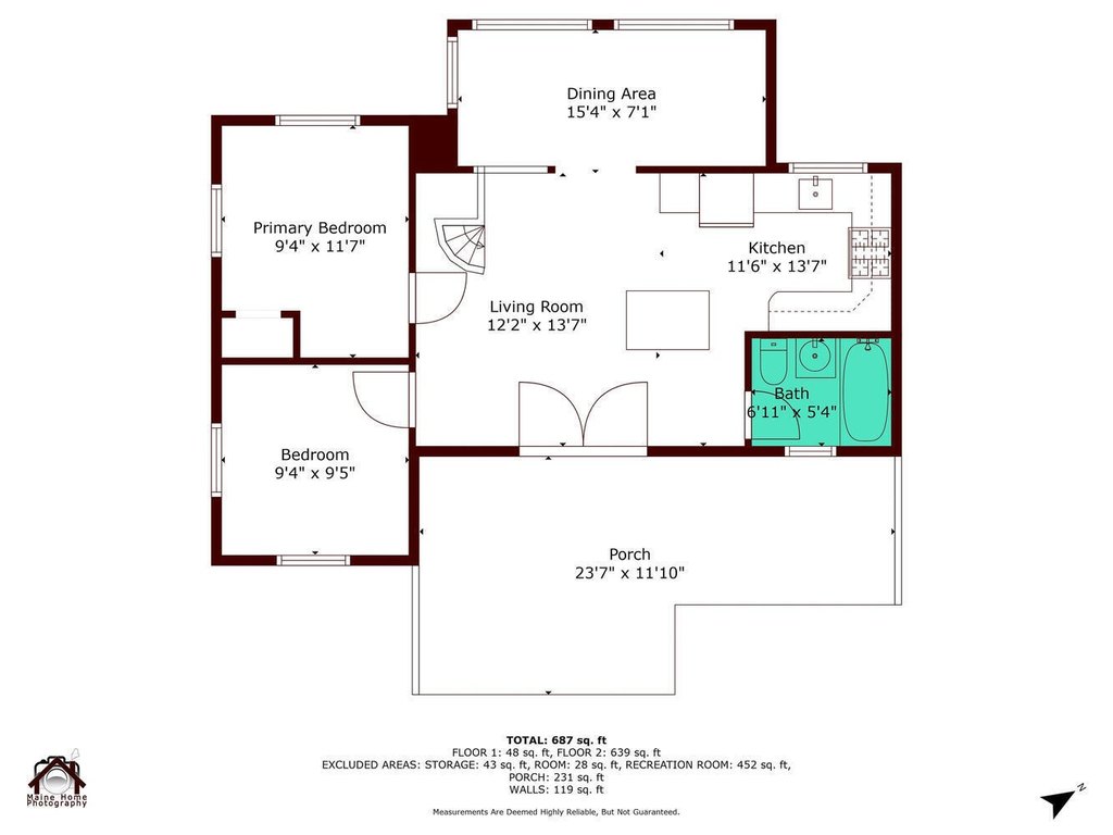 Peru, Maine, 04290, United States, 2 Bedrooms Bedrooms, ,2 BathroomsBathrooms,Residential,Forsale,1941249