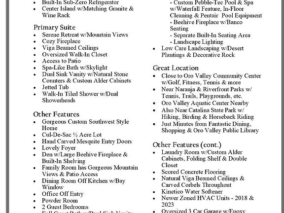 Oro Valley, Arizona, 85755, United States, 3 Bedrooms Bedrooms, ,3 BathroomsBathrooms,Residential,Forsale,2004429