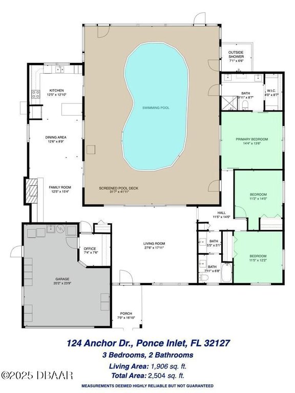 Ponce Inlet, Florida, 32127, United States, 3 Bedrooms Bedrooms, ,2 BathroomsBathrooms,Residential,Forsale,2002687