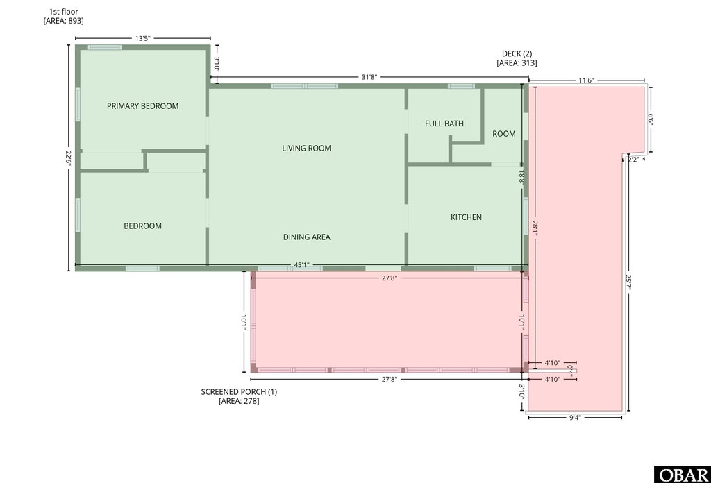 Nags Head, North Carolina, 27959, United States, 2 Bedrooms Bedrooms, ,1 BathroomBathrooms,Residential,Forsale,2004897