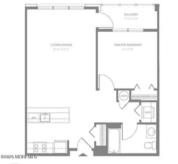 Long Branch, New Jersey, 07740, United States, 1 Bedroom Bedrooms, ,1 BathroomBathrooms,Residential,Forsale,1984571